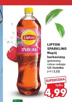 Kaufland Napój herbaciany gazowany Lipton Sparkling oferta