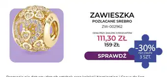 Zawieszka pozłacane srebro ZW-002962 Briju