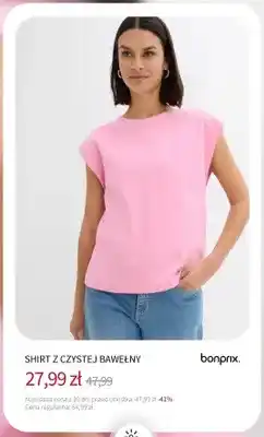 BonPrix Shirt z czystej bawełny Bonprix oferta
