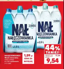 Kaufland Woda mineralna niegazowana Nałęczowianka 6-pak oferta