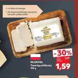 Kaufland Twaróg półtłusty Mlekpol oferta