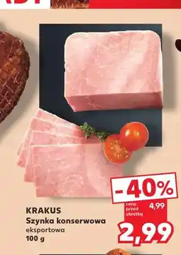 Kaufland Szynka konserwowa eksportowa Krakus oferta