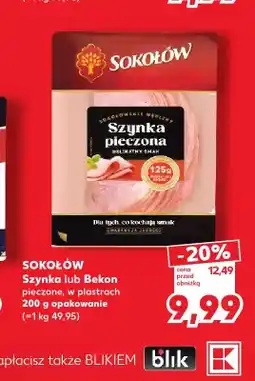 Kaufland Szynka pieczona w plastrach Sokołów oferta