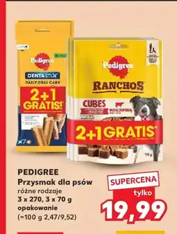 Kaufland Przysmak dla psów Dentastix Pedigree 3-pak oferta