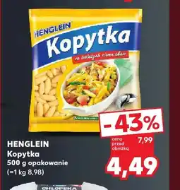 Kaufland Kopytka Henglein oferta