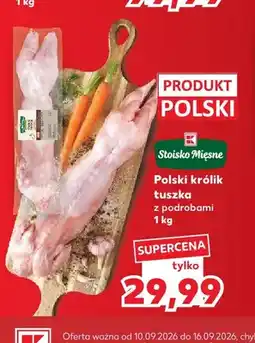 Kaufland Polski królik tuszka z podrobami Stoisko Mięsne oferta