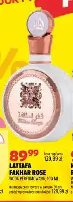 Drogerie Natura Woda perfumowana Fakhar Rose Lattafa oferta