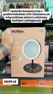 Biedronka Lusterko kosmetyczne z podświetleniem LED Hoffen oferta