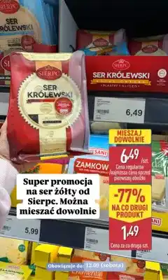 ALDI Ser Królewski w plastrach Sierpc oferta