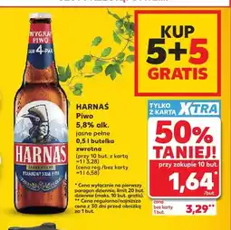 Kaufland Piwo Harnaś oferta