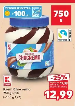 Kaufland Krem Chocremo K-Classic oferta
