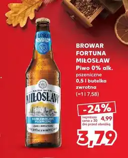 Kaufland Piwo bezalkoholowe pszeniczne Browar Fortuna Miłosław oferta