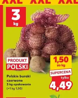 Kaufland Polskie buraki czerwone oferta