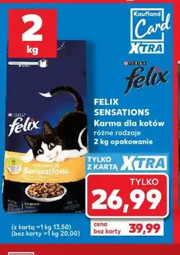 Kaufland Karma dla kotów Felix Sensations oferta