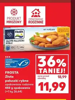 Kaufland Złote paluszki rybne Frosta oferta