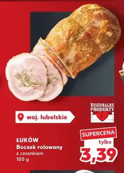 Kaufland Boczek rolowany z czosnkiem Łuków oferta