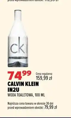 Drogerie Natura Woda toaletowa Calvin Klein IN2U oferta