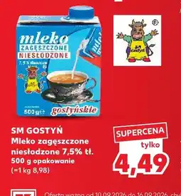 Kaufland Mleko zagęszczone niesłodzone SM Gostyń 7,5% oferta