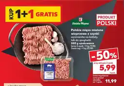 Kaufland Polskie mięso mielone wieprzowe z szynki Stoisko Mięsne oferta