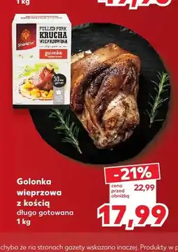 Kaufland Golonka wieprzowa z kością długo gotowana Sokołów oferta