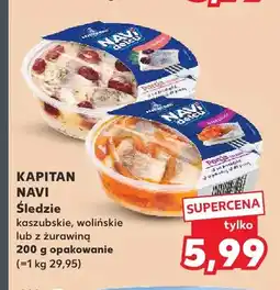 Kaufland Śledzie kaszubskie Kapitan Navi oferta