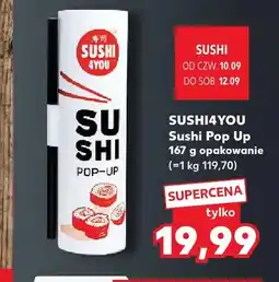 Kaufland Sushi Pop Up Sushi4You oferta