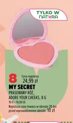 Drogerie Natura Prasowany róż Adore Your Cheeks My Secret oferta