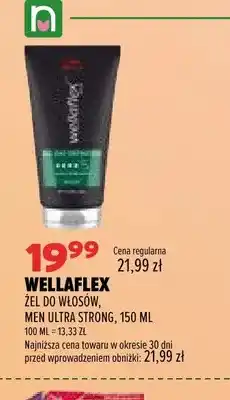 Drogerie Natura Żel do włosów Men Ultra Strong Wellaflex oferta