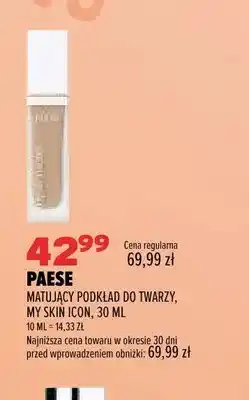 Drogerie Natura Matujący podkład do twarzy My Skin Icon Paese oferta