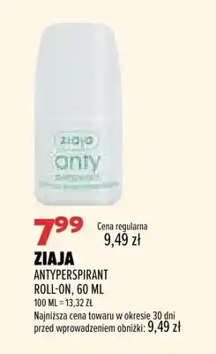 Drogerie Natura Antyperspirant roll-on Ziaja oferta