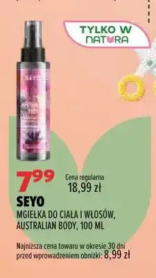 Drogerie Natura Mgiełka do ciała i włosów Australian Body Seyo oferta