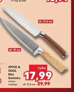 Kaufland Nóż Santoku dł. 19 cm Spice & Soul oferta