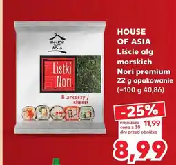 Kaufland Liście alg morskich Nori premium House of Asia oferta