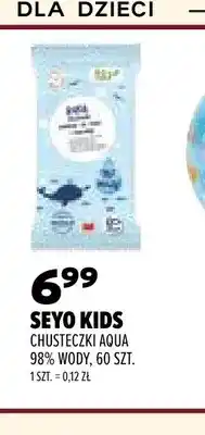 Drogerie Natura Chusteczki Aqua 98% wody Seyo Kids oferta