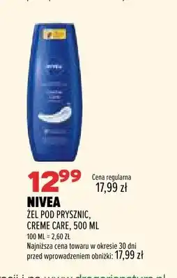 Drogerie Natura Żel pod prysznic Creme Care Nivea oferta