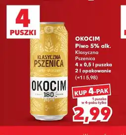 Kaufland Piwo Okocim Klasyczna Pszenica 4-pak oferta