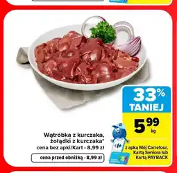 Carrefour Wątróbka z kurczaka oferta