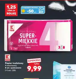 Kaufland Papier toaletowy 4-warstwowy K-Classic oferta
