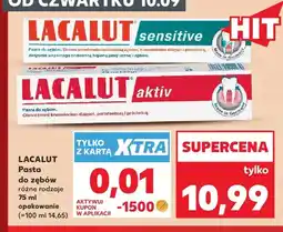 Kaufland Pasta do zębów Sensitive Lacalut oferta