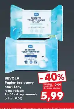 Kaufland Papier toaletowy nawilżany 2-pak Bevola oferta