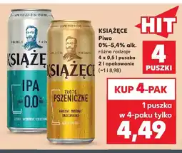 Kaufland Piwo bezalkoholowe Książęce IPA 4-pak oferta