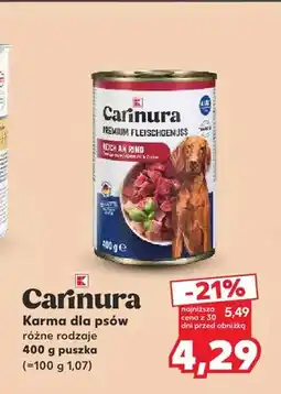 Kaufland Karma dla psów Carinura oferta