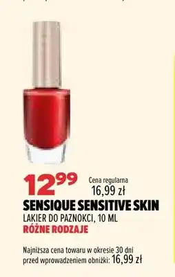 Drogerie Natura Lakier do paznokci Sensique Sensitive Skin oferta