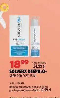 Drogerie Natura Krem pod oczy DeepH2O+ Solverx oferta