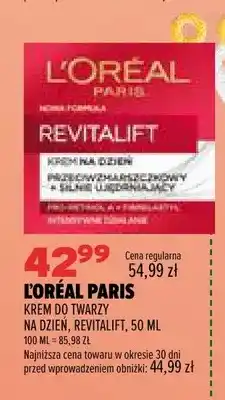 Drogerie Natura Krem do twarzy na dzień Revitalift L'Oréal Paris oferta