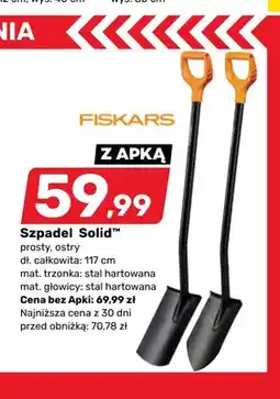Bricomarche Szpadel prosty Fiskars Solid 117 cm oferta