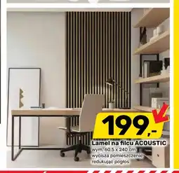 Bricomarche Lamel na filcu Acoustic 60,5x240 cm oferta