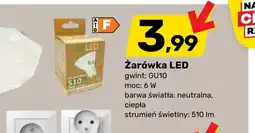 Bricomarche Żarówka LED Eco LED GU10 6W 510lm barwa neutralna oferta