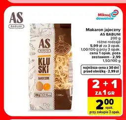Carrefour Makaron jajeczny As Babuni oferta