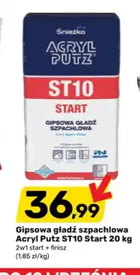 Bricomarche Gipsowa gładź szpachlowa Acryl Putz ST10 Start oferta